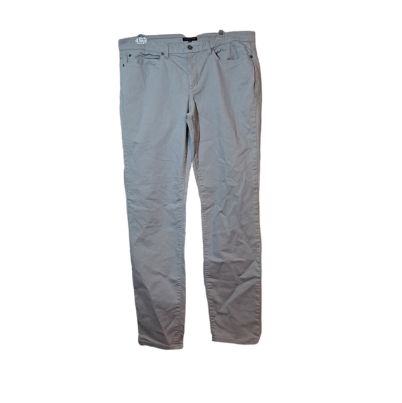 Eileen Fisher Pants - Eileen Fisher Mid Rise Organic Cotton Grey Pants